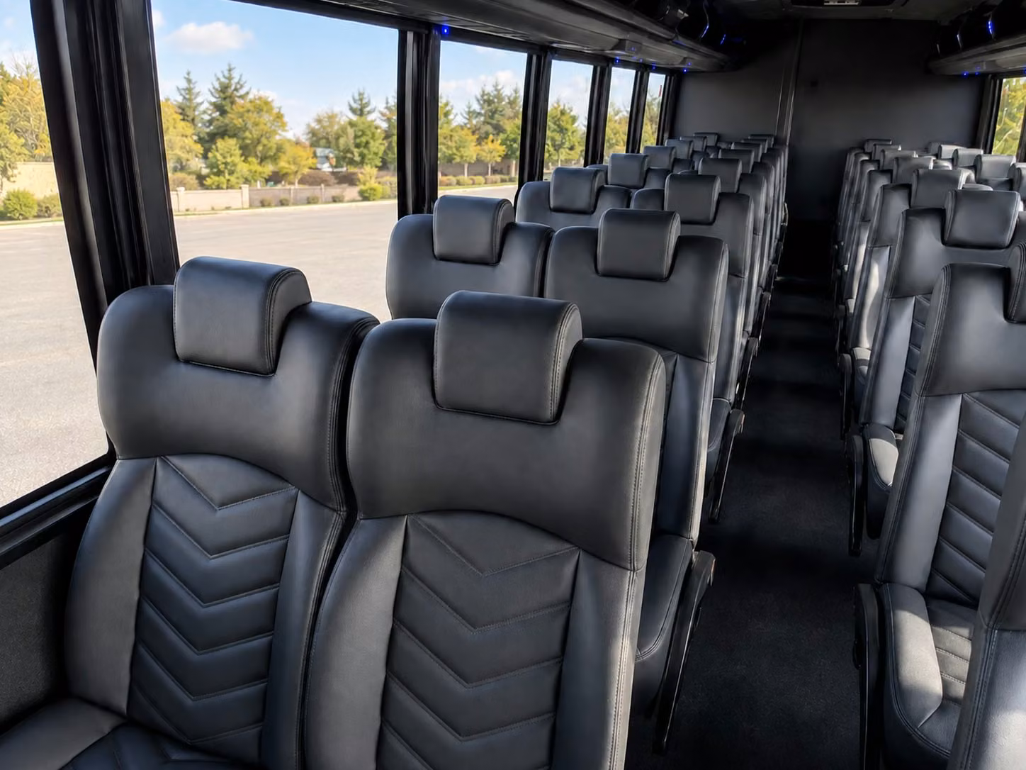 20 passenger minibus interior