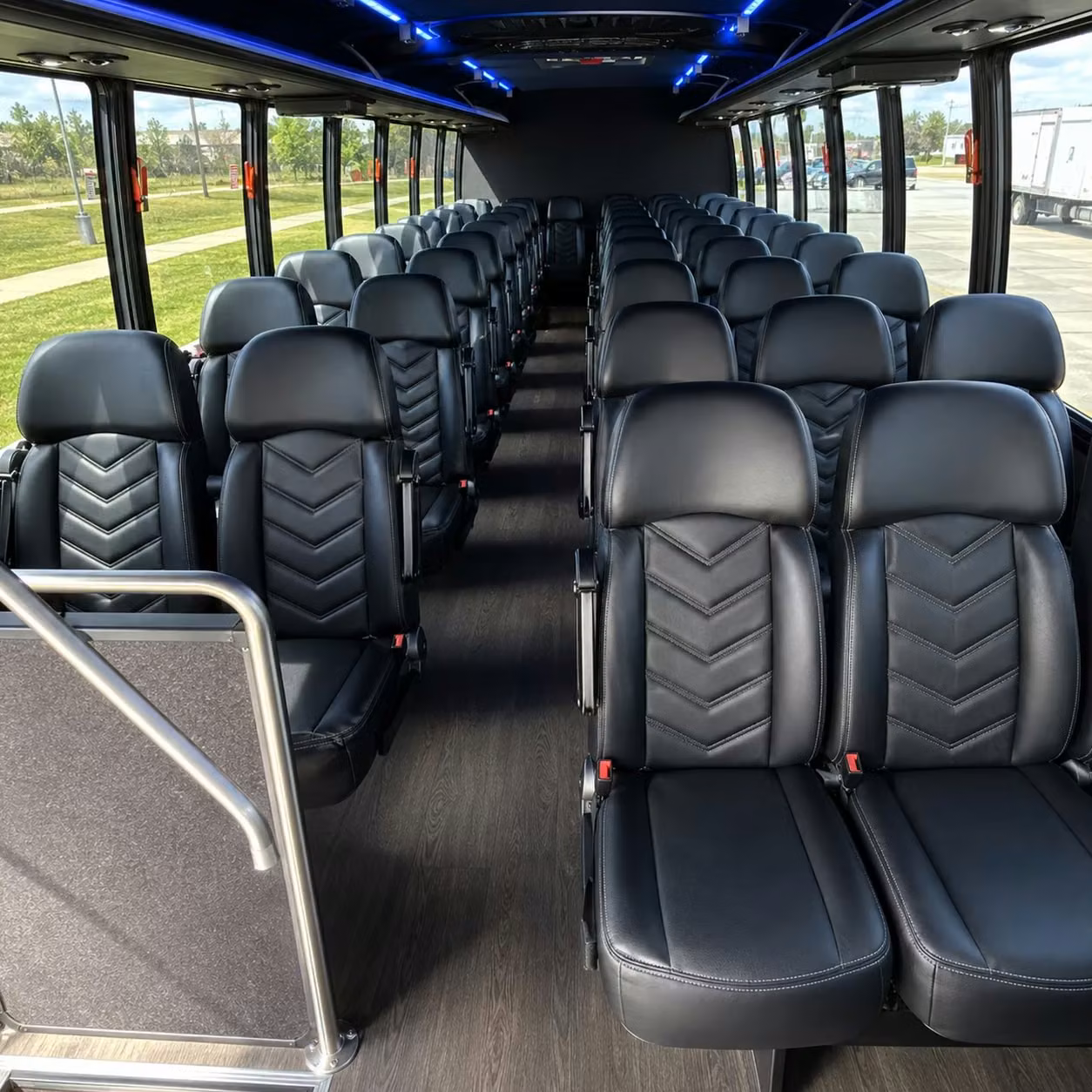 35 passenger minibus interior
